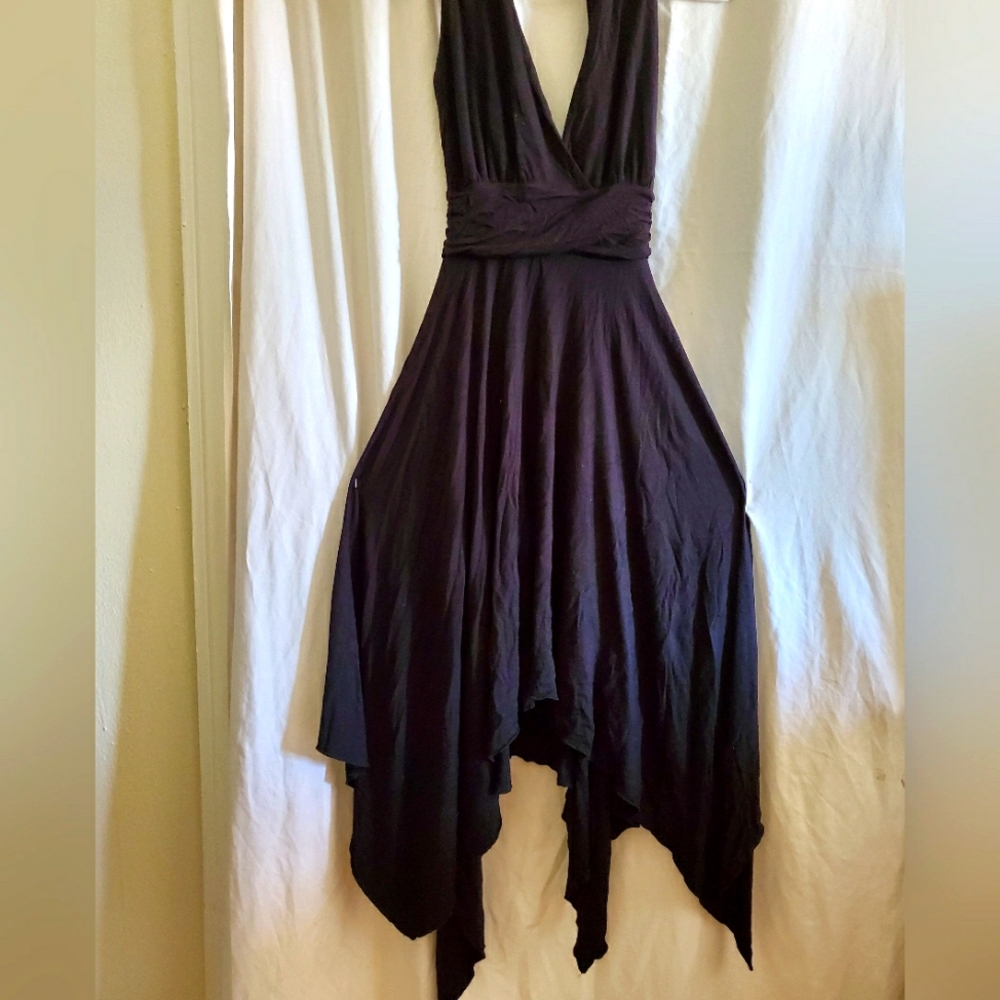 Backless flowy dress